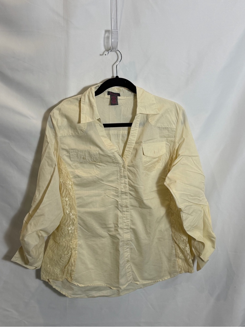 Fire Los Angeles Cream Button-Up Shirt